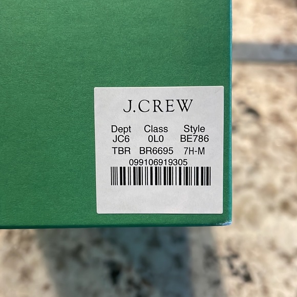 NIB J.Crew Lucie slingback block-heel sandals in leather brown BE786 - Picture 7 of 8